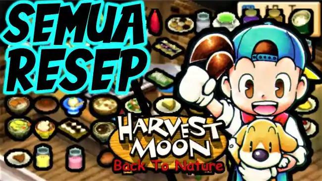 Resep Masakan Harvest Moon Back to Nature